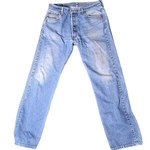 LEVI'S 501 XX Jeans Vintage 501-0000 Distressed Button Fly 501xx USA 36 x 36